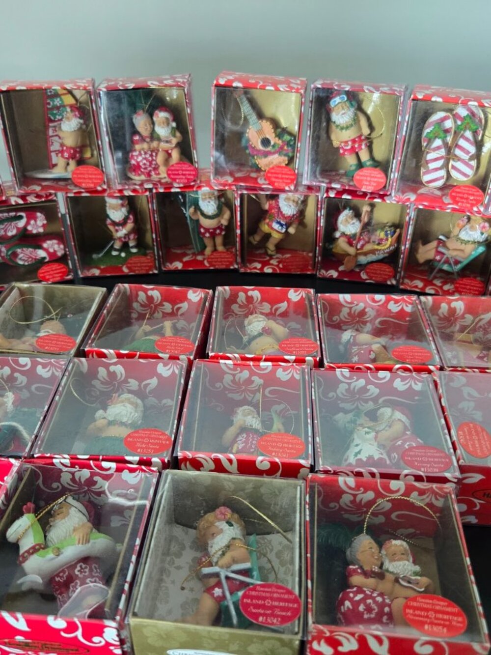 A Collection of Island Heritage Hand-Painted Hawaiian Ornaments